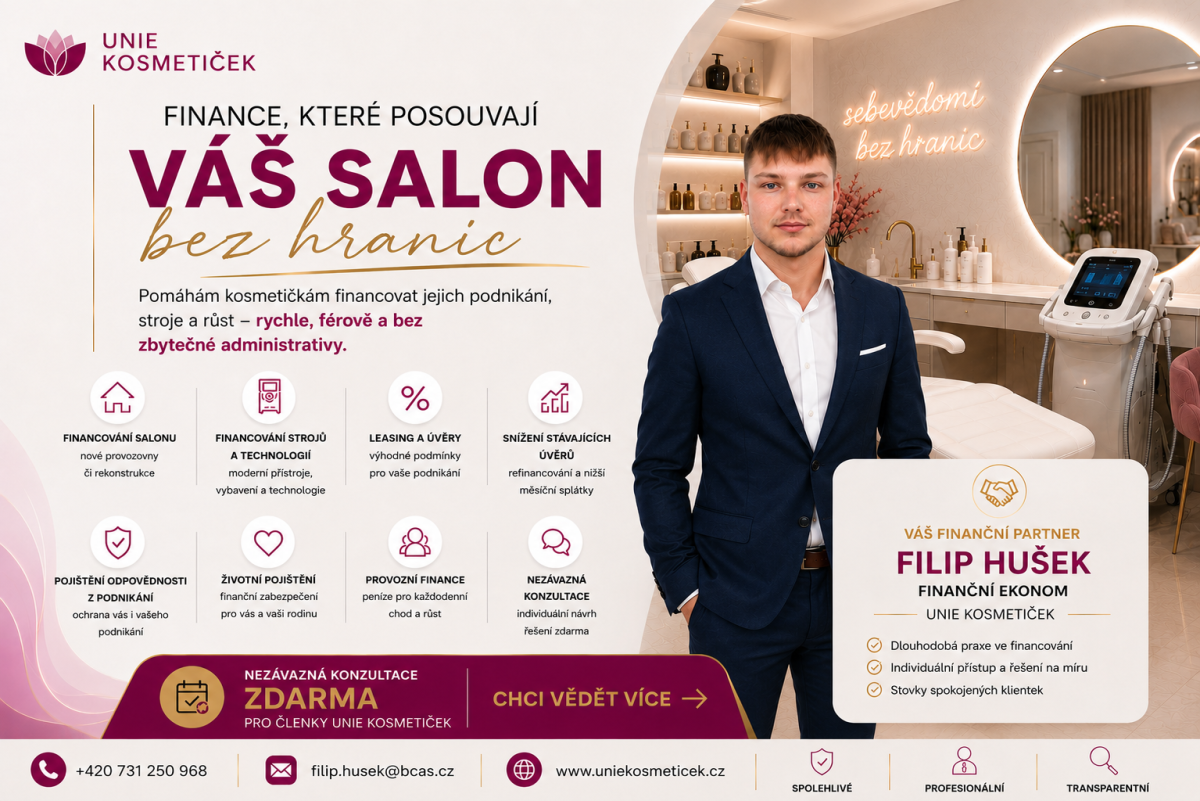 Filip Husek – finanční ekonom Unie kosmetiček
